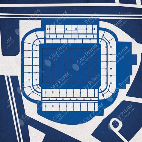 Stamford Bridge Map Art - City Prints | City prints, Stamford bridge ...