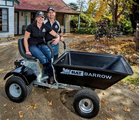 The Rat Barrow Is The World's First Ride-On Motorized Wheelbarrow ...