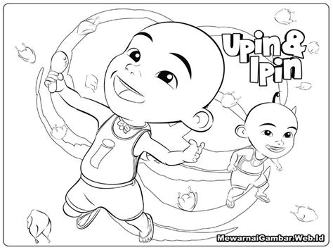 8800 Coloring Book Upin Dan Ipin Free | Cartoon coloring pages ...