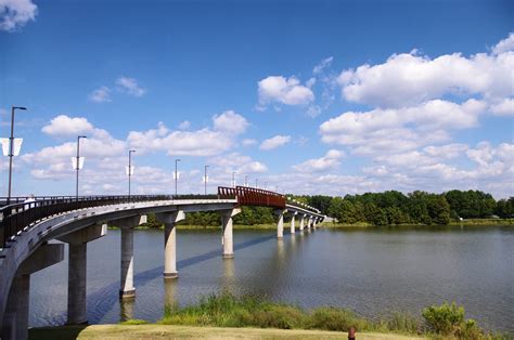 Two Rivers Park and its Bridge, Little Rock, Arkansas.