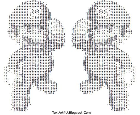 Mario And Luigi Text Art | Cool ASCII Text Art 4 U