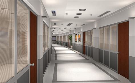 proyectolandolina: office building interior hallway