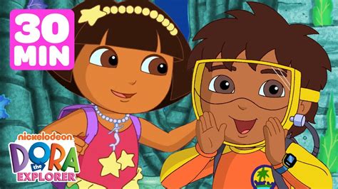 Dora & Diego's Rescue Adventures! 🧜‍♀️ 30 Minutes | Dora the Explorer ...