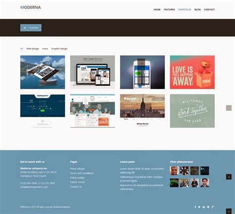 Responsive website templates free download