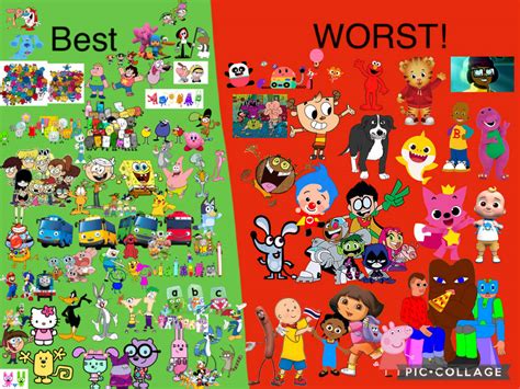 My Best and Worst Characters List by erick2k21 on DeviantArt