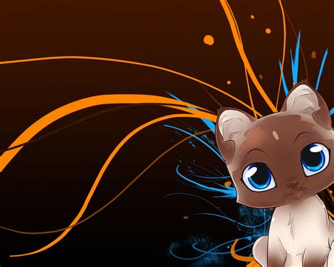 🔥 [40+] Cute Anime Cat Wallpapers | WallpaperSafari