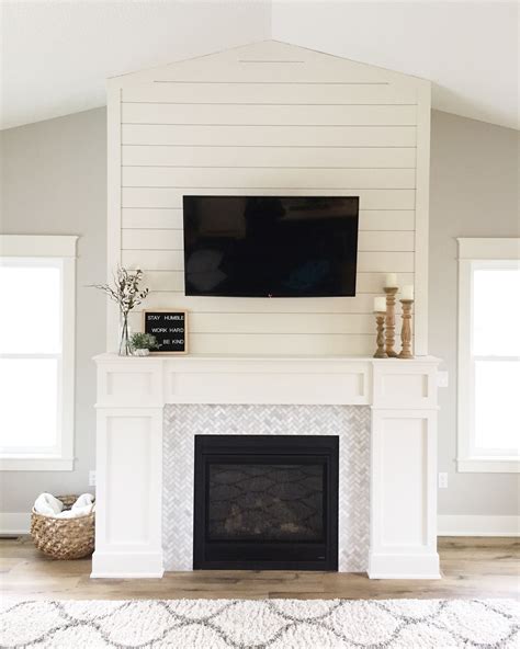 White Shiplap Fireplace Ideas - Fireplace World