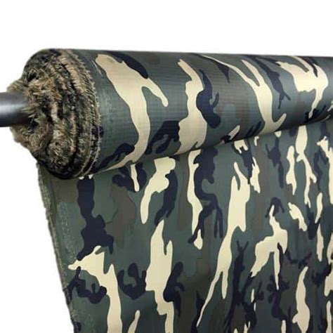 Woodland Camo Fabric - Ripstop by the Roll