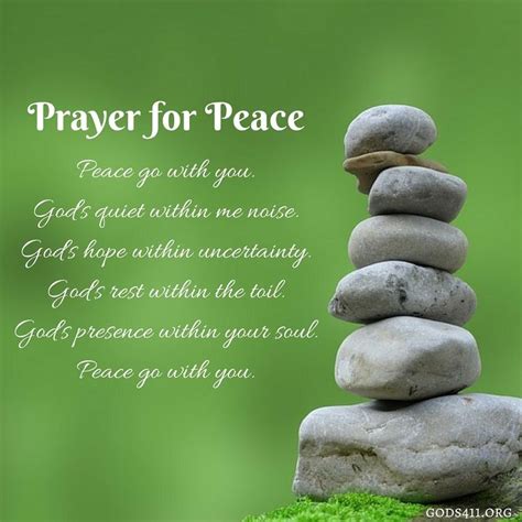 Prayer for Peace | Prayer for peace, Hope in god, Prayers