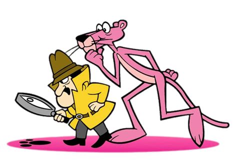 Pink Panther and inspector | Cartoon tekeningen, Cartoons, Panter