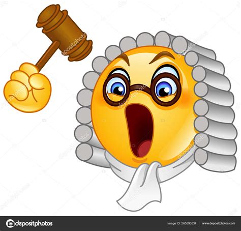 Judge emoticon Stock Vector Image by ©yayayoyo #265593534