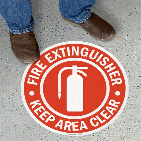 Fire Extinguisher Floor Signs - MySafetySign.com