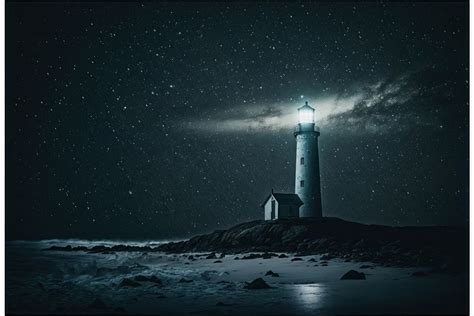 Lighthouse night architecture outdoors. AI | Free Photo - rawpixel