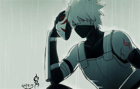 Wallpaper art, guy, Hatake Kakashi, NARUTO, Fanart, the ANBU, Anbu ...