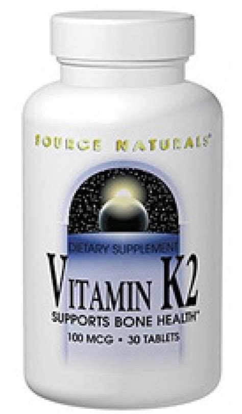 Source Naturals Vitamin K2 100mcg 30 Tabs