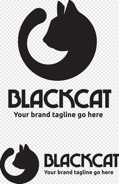 Desain logo kucing hitam, png | PNGWing