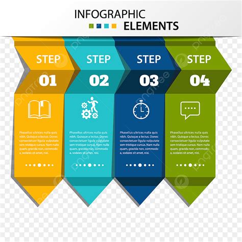 Folding Design Vector PNG Images, Hanging Folded Arrow Infographic ...