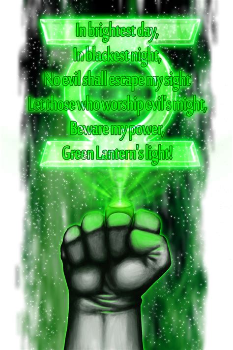 Green Lantern Oath by halwilliams on DeviantArt