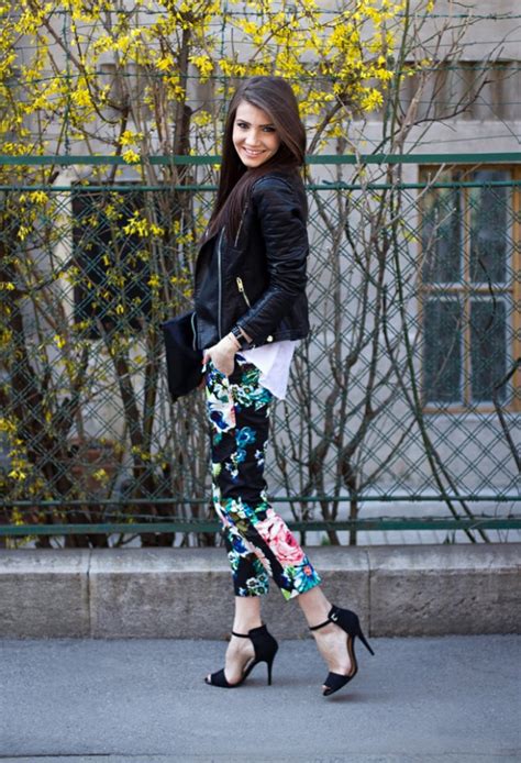 17 Amazing Outfit Ideas with Floral Pants - Style Motivation