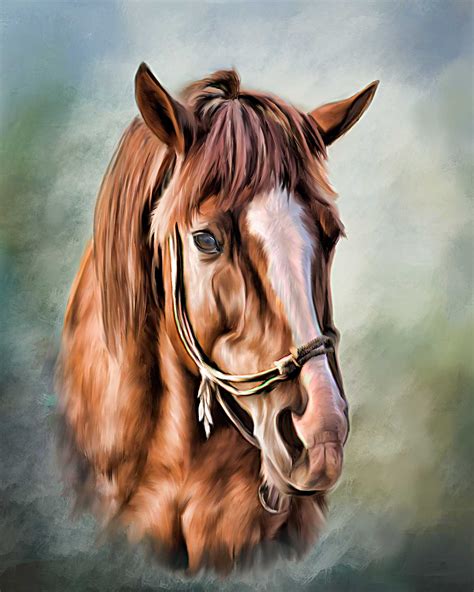 Horse Paintings - A Painted Pet-Custom Pet Paintings