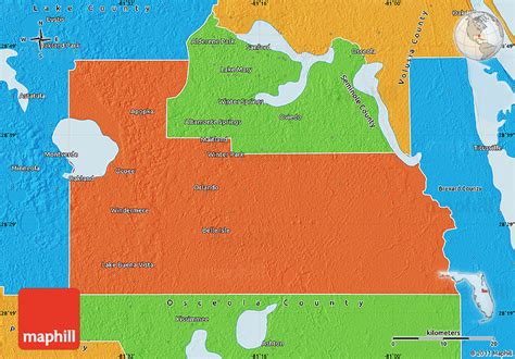 Political Map of Orange County