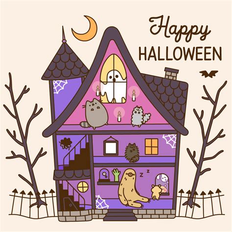 🔥 Download Pusheen Happy Halloween by @mmartinez48 | Pusheen Father's ...