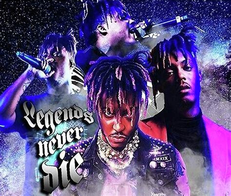 Juice Wrld Legends Never Die V1 Digital Art by Braxton Nicolas - Pixels