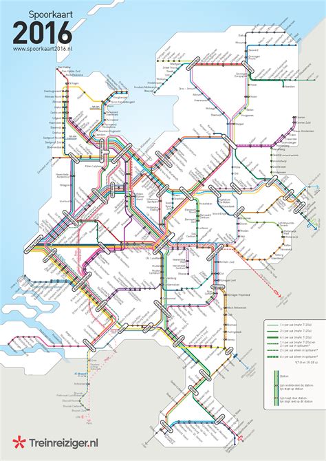 Maptitude — mapsontheweb: Railroad map of the Netherlands,...