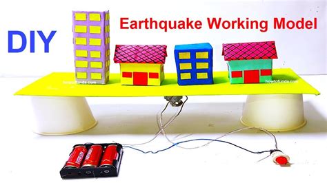 earthquake working model for science exhibition project - diy - simple ...