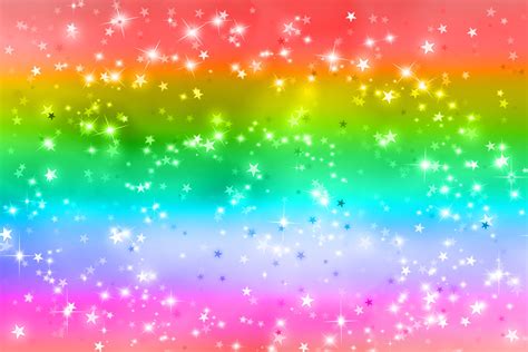 Magical Rainbow Star Sparkle Background Graphic by Rizu Designs ...