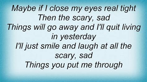 All - Scary Sad Lyrics - YouTube