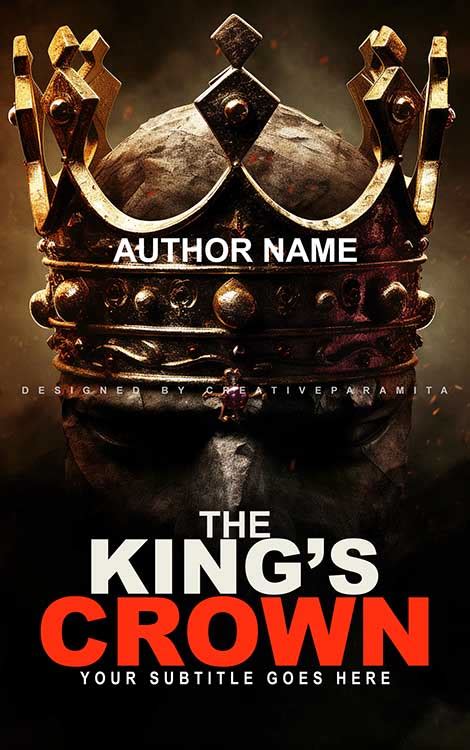 The kings crown Premade book cover