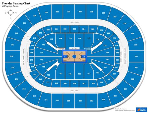 Okc Thunder Arena Seating Chart | Elcho Table