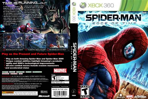 Spider Man Edge of Time - XBOX 360 Game Covers - Spider Man Edge of ...