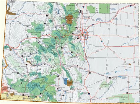 Map Of Divide Colorado