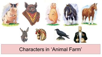 'Animal Farm' by George Orwell- KEY CHARACTERS REVISION | Teaching ...