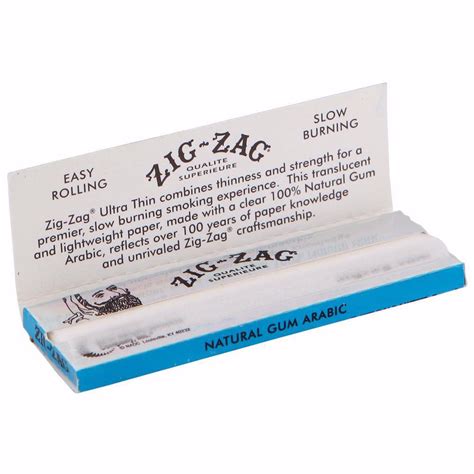 ZIG ZAG ULTRA THIN 1 1/4 ROLLING PAPERS | Rolling Ace