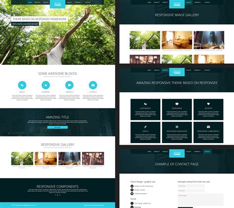 Free Small Business Website Templates - Erin Anderson's Template