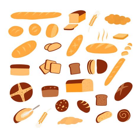 110+ Different Kinds Of Bread Illustrations, Royalty-Free Vector ...