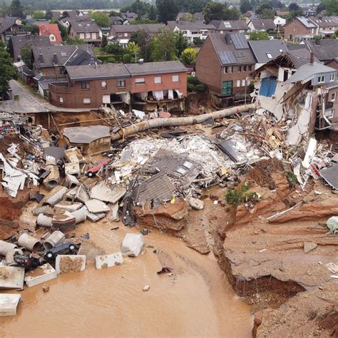 Devastating Scenes After Deadly Floods in Germany, Belgium