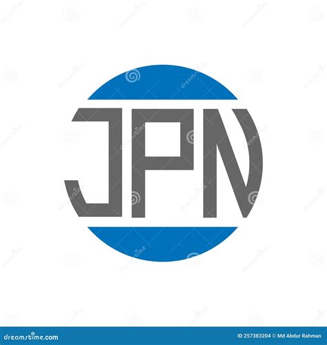 JPN Letter Logo Design on White Background. JPN Creative Initials ...