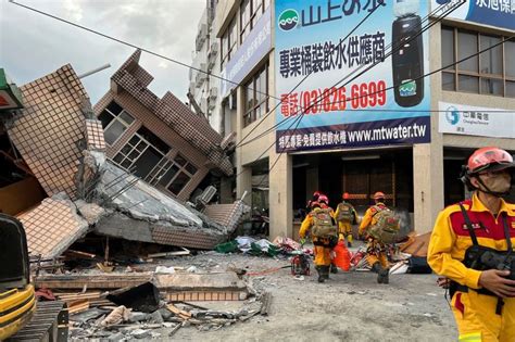 Major quake strikes off Taiwan, 2 trapped in building collapse ...