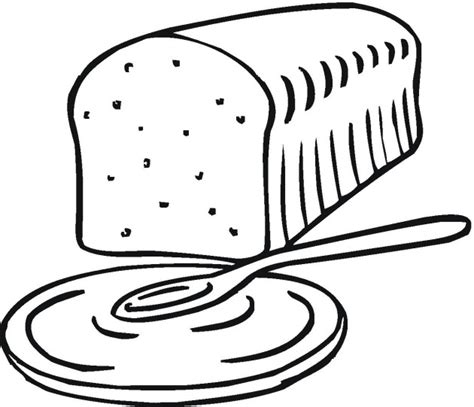 Loaf Of Bread Coloring Page - ClipArt Best