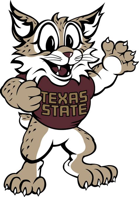 Texas State Bobcats Logo - Mascot Logo - NCAA Division I (s-t) (NCAA s ...