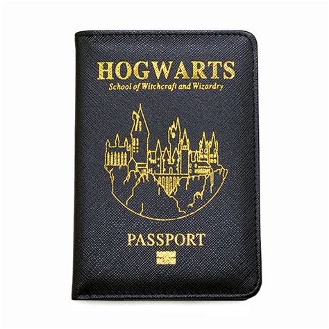 Harry Potter Passport Cover Rfid Blocking UK Hogwarts Passport ...