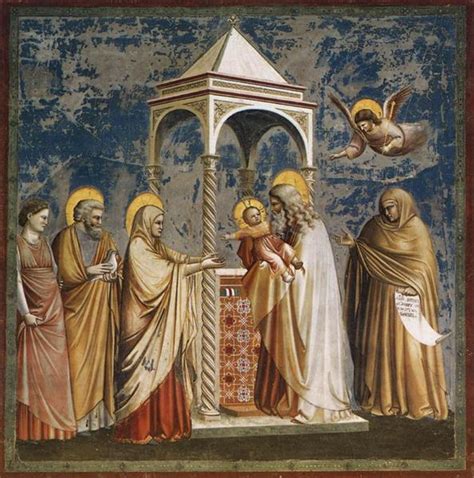 Presentation of Christ at the Temple, c.1304 - c.1306 - Giotto ...