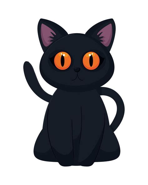 halloween black cat 11407376 Vector Art at Vecteezy