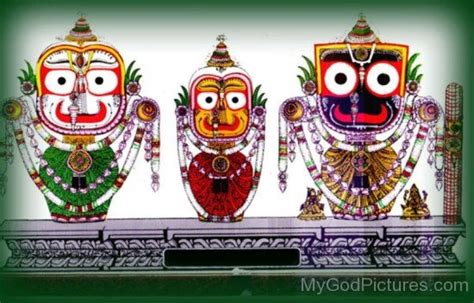 Jagannath With Balabhadra And Subhadra