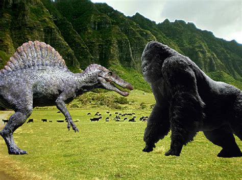 King Kong vs Spinosaurus