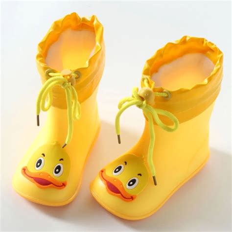 Rubber Rain Boots for Children Kids Infant Baby Rainboots Cartoon ...